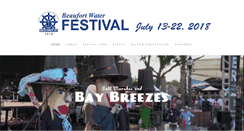 Desktop Screenshot of bftwaterfestival.com